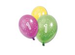 Palloncini Compleanno 1 Anno 8 Pezzi - Taglia Unica