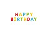 Ghirlanda Di Compleanno 'Happy Birthday' Colorata 2,74 M - Taglia Unica