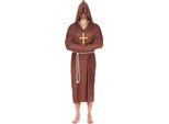 Costume Da Monaco Sacerdote Da Uomo Marrone - M/L