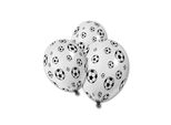 Palloni Calcio 5 Pezzi Bianco-Nero 36X30Cm - Taglia Unica