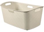 Cesto Curver My Style, 47 Litri, Crema, 60X39X28 Cm, Per Biancheria