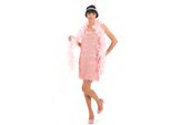 Costume Charleston Anni '20 Da Donna Rosa - S