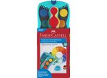 FABER-CASTELL 125003 Connector Scatola Di Vernice - 12 Colori, Incluso Bianco Opaco, Turchese
