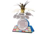 Decorazione Da Tavolo Per Feste, Disco Colorato 33Cm - Taglia Unica
