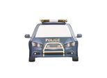 Piatto Di Carta Della Polizia 8 Pezzi 24 X 18 Cm - Taglia Unica