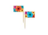 Spiedini Per Feste Hawaii Accessori Per Feste 50 Pezzi Colorati - Taglia Unica