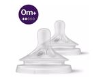 Philips Avent Tettarella Per Biberon SCY96202 0M+ Silicone 2 Pezzi Anticolica