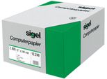 Sigel Din-Computerpapier Endlos, 375 Mm X 12" (30,48 Cm)"