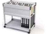 Durable Carrello Per Cartelle Sospese System 90 A4, Grigio, 378410