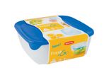 Set Di Contenitori Quadrati "Curver Fresh&Go 0,8L + 1,7L + 2,9L + 0,25L /Blu/ Trasparente"