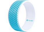 Pure2Improve Ruota Da Yoga 34 Cm Blu E Bianca