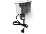 Sunsun HBL-303 Hang On Filter Filtro Per Acquari Da Appendere 350L/H Per Acquari Fino A 40L, Con Materiale Filtrante