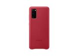 Samsung, Custodia In Pelle Samsung EF-VG980LR Per Galaxy S20 G980, Rosso Vino