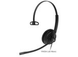 Yealink YHS34 Lite Mono, Cablato, Ufficio/Centro Chiamate, 20 - 20000 Hz, Cuffia, Nero