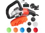 Wiltec Levigatrice Per Auto 1200W Fino A 3000 Giri/Min, Lucidatrice Con 6 Livelli, Con Borsa E Accessori, Levigatrice A Disco, Levigatrice Rotativa