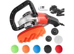 Wiltec Levigatrice Per Auto 1200W Fino A 3000 Giri/Min, Lucidatrice Con 6 Livelli, Con Accessori, Levigatrice A Disco, Levigatrice Rotativa