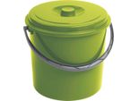 Curver 16L Secchio Con Coperchio 235238 Verde Chiaro...
