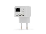 Gembird WNP-RP300-03 Bridge/Repeater Ripetitore Di Rete 300 Mbit/S Bianco