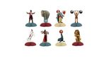 Decorazione Da Tavola Vintage Da Circo8 Pezzi 12,7 Cm - Taglia Unica