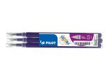Pilot BLS-FR5-S3-V Ricarica Roller Frixion BLS-FR5 - 0,3 Mm, Viola, Confezione Da 3