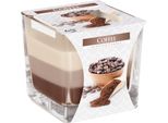 Candela In Vetro Profumata Bispol Aura 32H Coffee