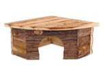 Casetta Per Roditori Angolare In Legno 30X30X16 Cm