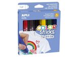Vernice Tessile Apli, 6 Colori