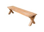 Riess-Ambiente Gartenbank Empire Teak - 180Cm Sitzbank Teakholz Wetterfest