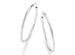 Paar Creolen Firetti "Schmuck Geschenk Silber 925 Ohrringe GläNzend", Silber (Silberfarben), Ohrringe, Damen, 35Mm, Silber 925 (Sterlingsilber)