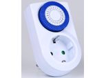 Heitech Mini Timer Meccanico - Timer 48 Segmenti Di Commutazione Con 30 Minuti Ciascuno