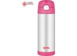 Thermos Per Bambini Con Cannuccia - Rosa 0,47