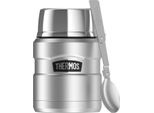 Thermos 0,47L Con Cucchiaio E Tazza Pieghevoli - Acciaio Inox