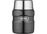 Thermos 0,47 L Con Cucchiaio Pieghevole E Tazza - Grigio Metallizzato