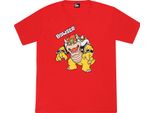 Maglietta Nintendo Super Mario - Bowser - Rosso - Taglia 146