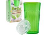 Reflo - Tazza Educativa Infrangibile Da 6 Mesi - Tazza Verde Da 170 Ml