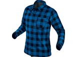 Camicia Di Flanella Neo Tools, Blu Navy - Abbigliamento Da Lavoro Confortevole, M (50)