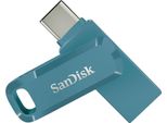 Sandisk Ultra Dual Drive Go Usb 128GB Unità Flash Usb Tipo-A / Usb Tipo-C 3.2 Gen 1 (3.1 Gen 1) Blu (SDDDC3-128G-G46NBB)