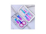 Tpfbeauty ManiküRe- & PediküRe-Set 7-Teilig Aus Kunstleder - Schwarz