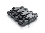 Primewire 4x Netzwerk-Adapter RJ-45 (Ethernet) zu Netzwerkkabel, Netzwerkstecker RJ45 CAT 8 - Gigabit Ethernet LAN Kabel - 40 Gbit/s, schwarz