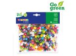 Playbox Xl Perline Stirabili Go Green 500 Pz. Miscela Di 10 Colori