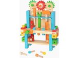 Goki Il Mio Primo Banco Da Lavoro In Legno Stimola La Creatività Dei Bambini