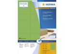 Herma Superprint - Selbstklebende Etiketten - GrüN - 37 X 70 Mm - 100 Stck. 24) (4409)