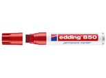Edding 4-850002 850 Pennarello Permanente - 5 - 15 Mm, Rosso, Ricaricabile