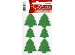 Herma 6549 Adesivo Natalizio Decor In Feltro "Albero Di Natale"" Verde"