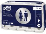 Tork 110782 Carta Igienica Advanced White 3 Veli 30 Rotoli Da 250 Fogli Sys. T4