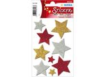 Herma 6528 Adesivo Natalizio Magic "Stelle Colorate"" Glitterate(T)"