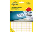 Avery Zweckform® 3306 Etichette Universali - 13 X 8 Mm, Bianco, 3.712 Etichette/29 Fogli, Permanente