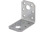 Alberts 846503 Connettore Ad Angolo, Zincato Sendzimir, 50 X 50 X 35 Mm, Set Da 50