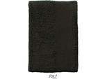 Sols 89001 | Isola Degli Asciugamani - Asciugamano Da Bagno | 70 X 140 Cm - Colore: Nero - Dimensioni: 70 X 140 Cm