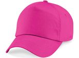 Cappello / Berretto / Cappello Beechfield B10 | Original 5-Panel - Colore: Fucsia - Taglia: Unica